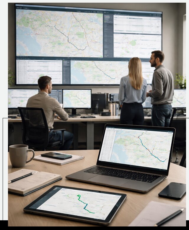 Трекинг грузов и Fleet Management, мониторинг автопарка в Кашире